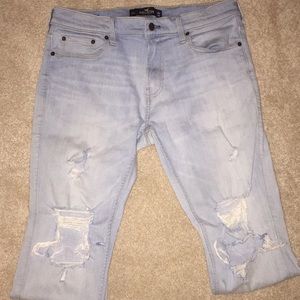distressed jeans